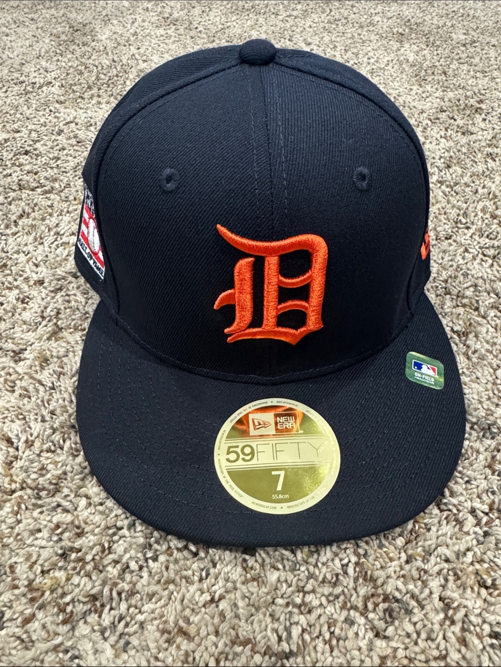 Detroit Tigers Throwback Hat New Era Size 7